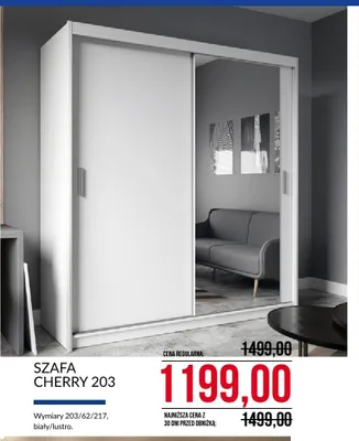 Szafa Cherry 203 promocja w Abra Meble