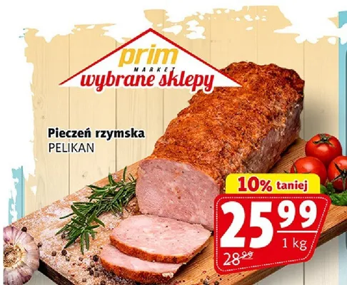 Pieczeń rzymska promocja w Prim Market