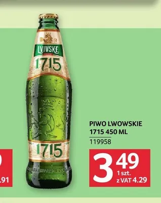 Piwo Lwowskie 1715 promocja w Selgros