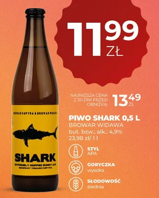 Piwo Shark promocja w Duży Ben