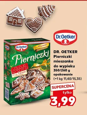 Pierniczki mieszanka do wypieku Dr. Oetker promocja w Kaufland