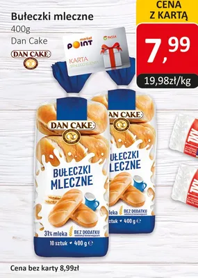 Bułeczki mleczne promocja w Market Point