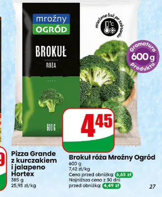 Brokuł róża Mroźny Ogród promocja w Dino