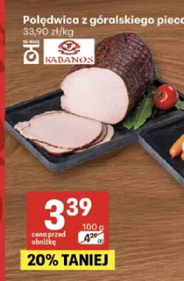 Polędwica z góralskiego pieca Kabanos promocja w Delikatesy Centrum