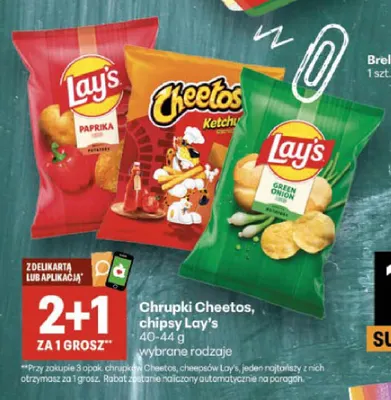 Chrupki Cheetos ketchup promocja w Delikatesy Centrum