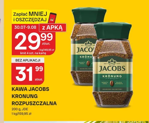 Kawa rozpuszczalna Jacobs Krönung promocja w Chorten