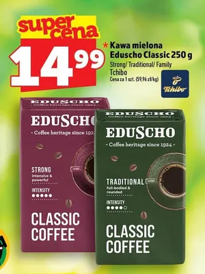 Kawa mielona Eduscho Classic Family promocja w TOPAZ
