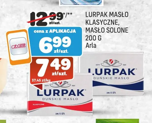 Lurpak masło solone promocja w Społem Praga
