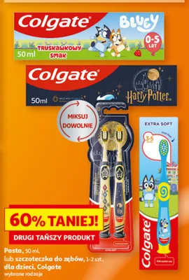 Szczoteczka do zębów dla dzieci Colgate Bluey promocja w Auchan