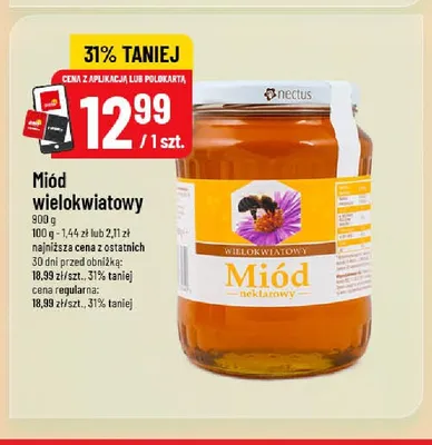 Miód wielokwiatowy Nectus promocja w POLOmarket