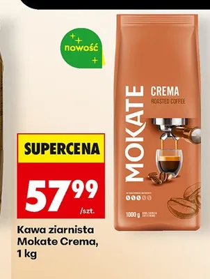 Kawa ziarnista Mokate Crema promocja w Biedronka