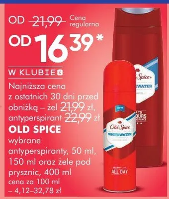 Antyperspiranty, żele pod prysznic promocja w Super-Pharm