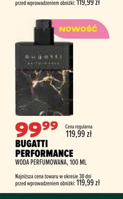 Woda perfumowana Bugatti Performance promocja w Drogerie Natura