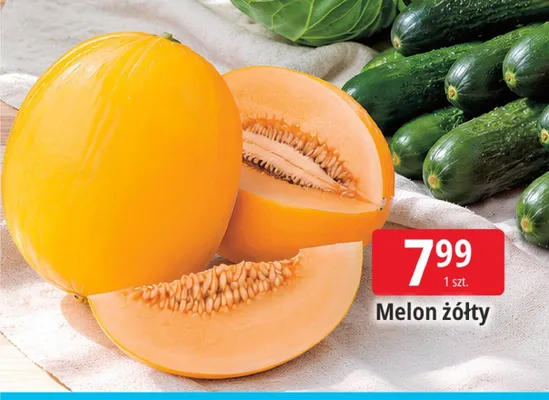 Melon żółty promocja w Leclerc