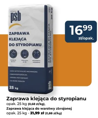 Zaprawa klejąca do warstwy zbrojonej Grupa PSB promocja w PSB Mrówka