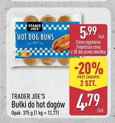 Bułki do hot dogów Trader Joe's promocja w Aldi