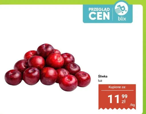 Śliwka luz promocja w Dino