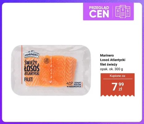 Łosoś Atlantycki filet świeży Marinero promocja w Biedronka
