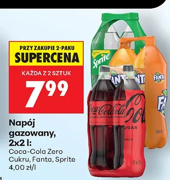 Napój gazowany Coca-Cola Zero promocja w Biedronka