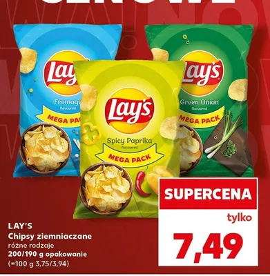 Chipsy ziemniaczane spicy paprika promocja w Kaufland