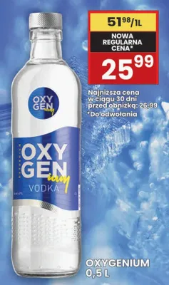 Wódka Oxygenium promocja w Wafelek