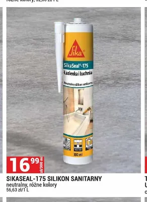 Silikon sanitarny neutralny SikaSeal-175 Sika promocja w Merkury Market