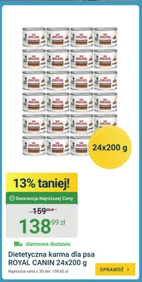 Dietetyczna karma dla psa ROYAL CANIN 24-pak 200g promocja w ERLI