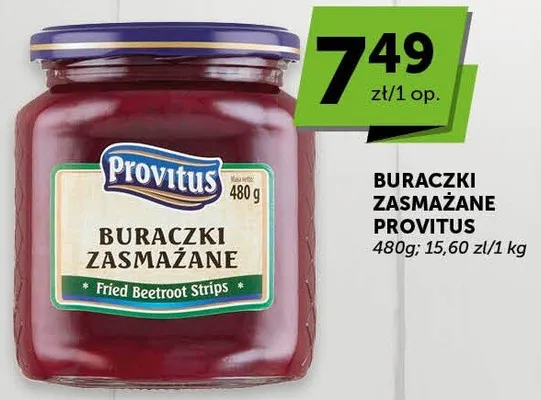 Buraczki zasmażane Provitus promocja w ABC