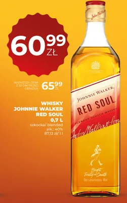 Whisky Johnnie Walker Red Soul promocja w Duży Ben