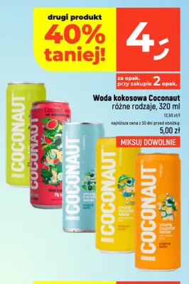 Woda kokosowa Coconaut Pineapple promocja w Dealz