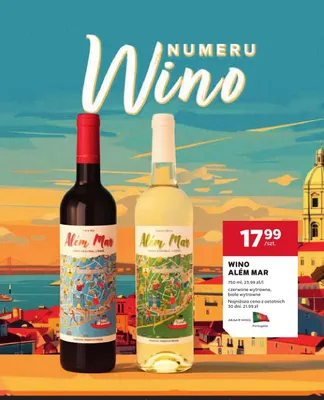 Wino białe wytrawne promocja w Stokrotka