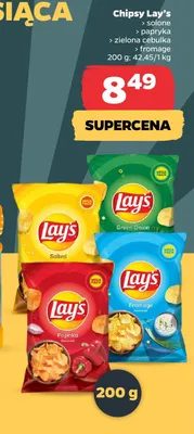 Chipsy Lay's fromage promocja w Netto
