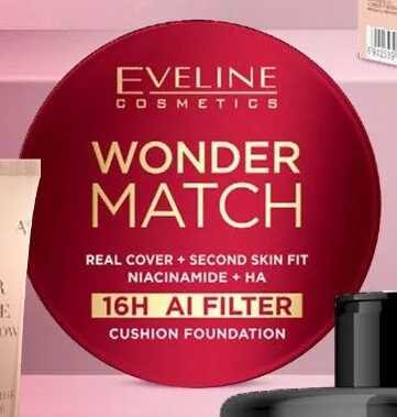 Podkład w poduszce Eveline Cosmetics Wonder Match Cushion Foundation promocja w Hebe
