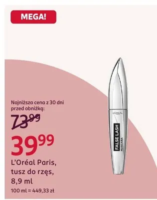 Tusz do rzęs promocja w Rossmann
