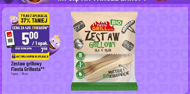 Zestaw grillowy Fiesta Grillesta promocja w POLOmarket