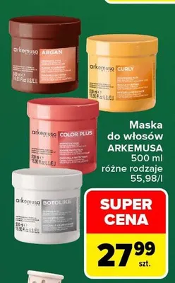 Maska do włosów Arkemusa Curly promocja w Carrefour