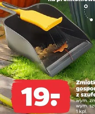Zmiotka gospodarcza z szufelką promocja w Netto