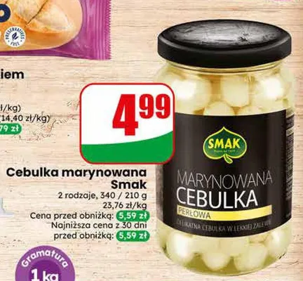 Cebulka marynowana Smak promocja w Dino