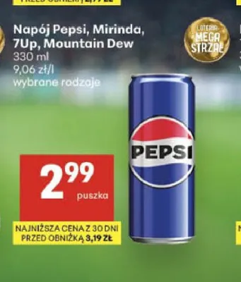 Napój Mountain Dew promocja w Delikatesy Centrum