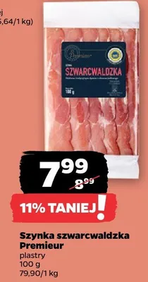 Szynka szwarcwaldzka plastry promocja w Netto