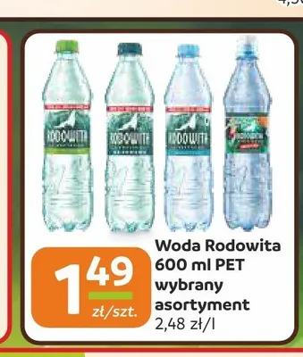 Woda mineralna Rodowita promocja w Społem Częstochowa