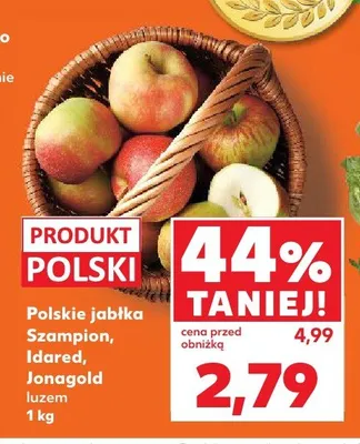 Polskie jabłka promocja w Kaufland