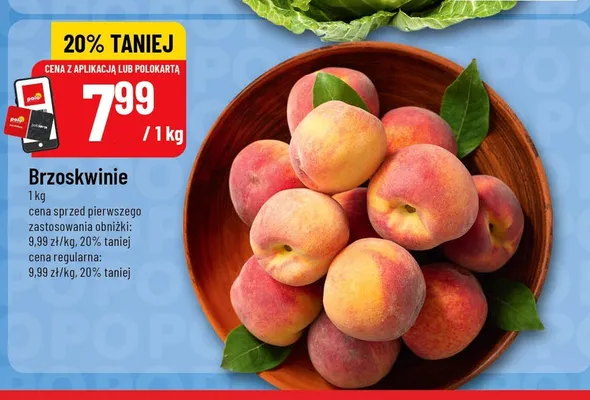 Brzoskwinie promocja w POLOmarket