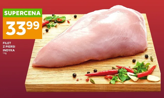 Filet z piersi indyka promocja w Stokrotka