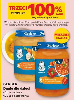 Dania dla dzieci różne rodzaje promocja w Kaufland