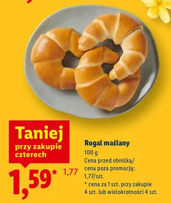 Rogal maślany promocja w Lidl