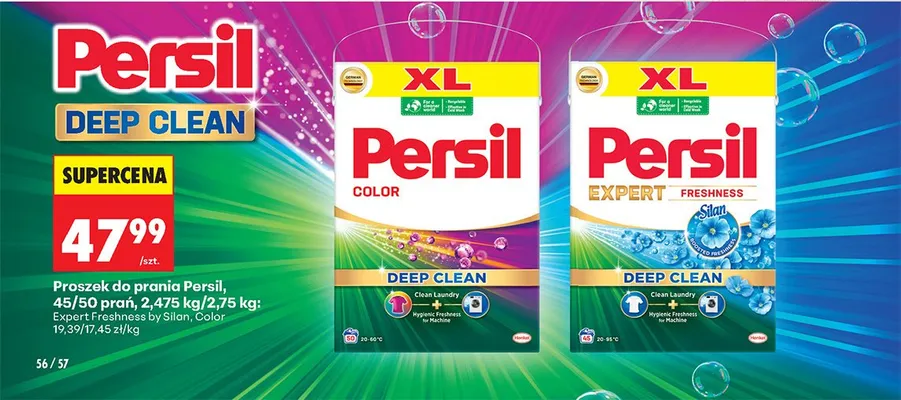 Proszek do prania Deep Clean Color promocja w Biedronka