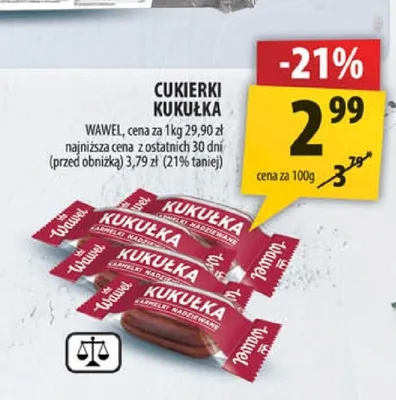 Cukierki Kukułka Wawel promocja w Arhelan