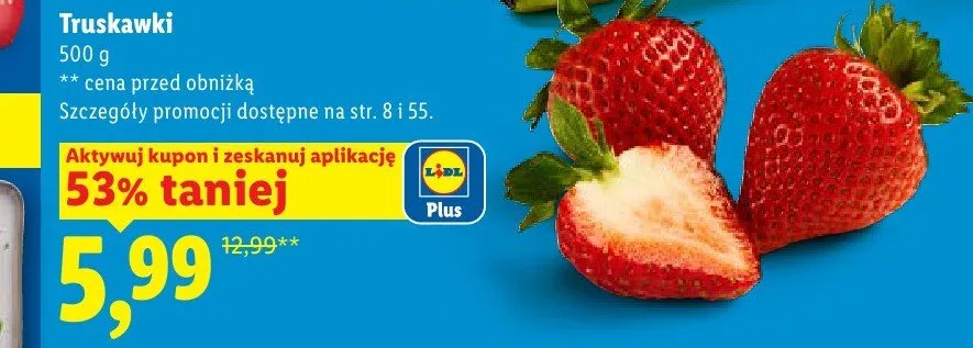 Truskawki promocja w Lidl
