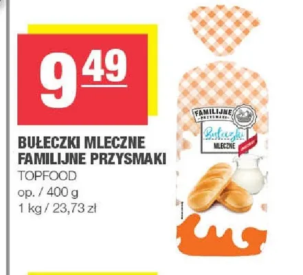 Bułeczki mleczne Familijne Przysmaki Topfood promocja w SPAR